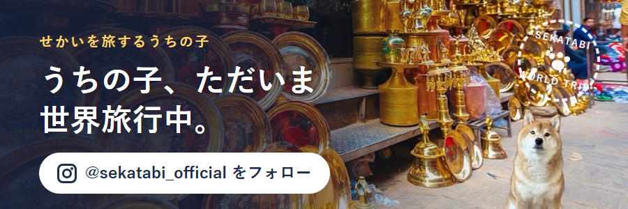 せかいを旅するうちの子 公式Instagram